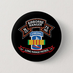 SSI - Vietnam - N Co 75th Ranger - 173rd Airborne 6 Cm Round Badge