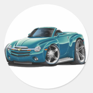 SSR Aquablur Convertible Classic Round Sticker