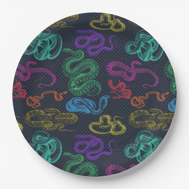 Sssssnakes! Paper Plate (Front)
