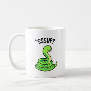 Sssup Funny Hissing Snake Pun  Coffee Mug