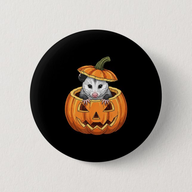Ssum Pumpkin - Funny Halloween  6 Cm Round Badge (Front)