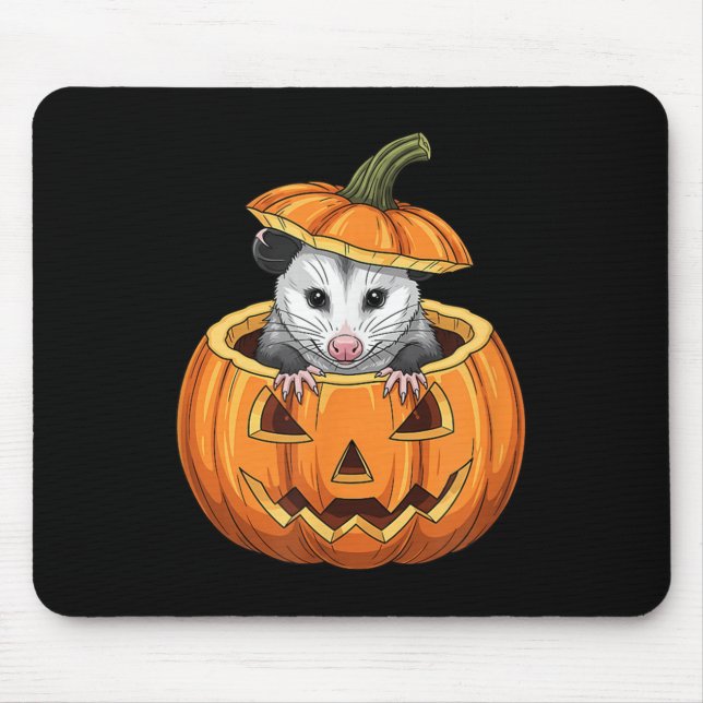Ssum Pumpkin - Funny Halloween  Mouse Mat (Front)