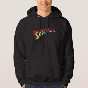 SSupergirl Colorful  Logo Hoodie