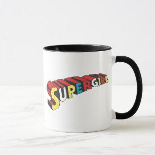 SSupergirl Colorful  Logo Mug