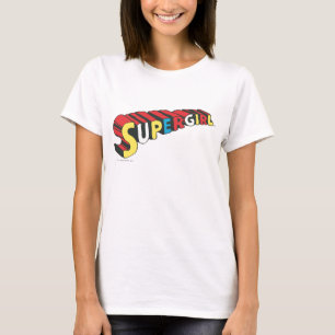 SSupergirl Colorful  Logo T-Shirt