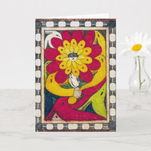 St. Adolf-Throne, Face-Flower Adolf Wölfli Card