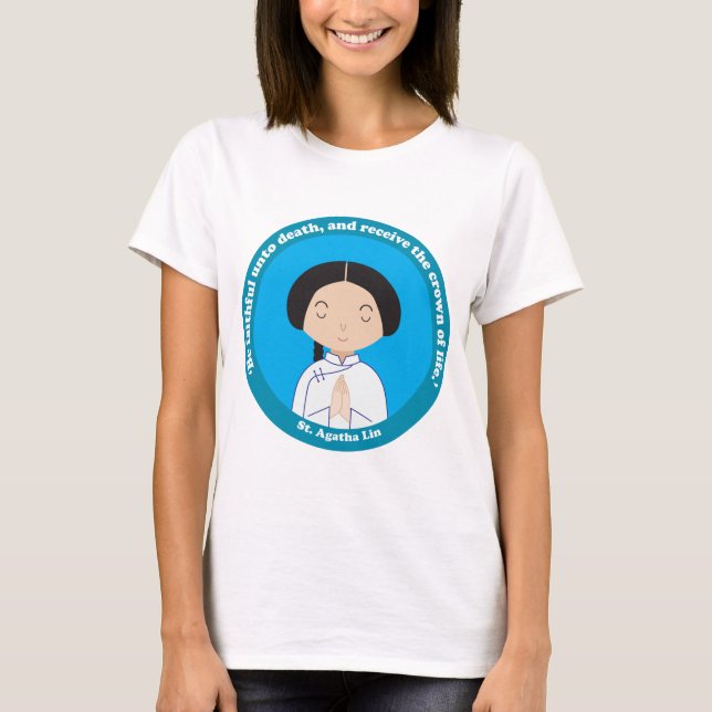 St. Agatha Lin T-Shirt (Front)