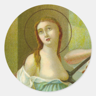 St. Agatha (M 003) Classic Round Sticker