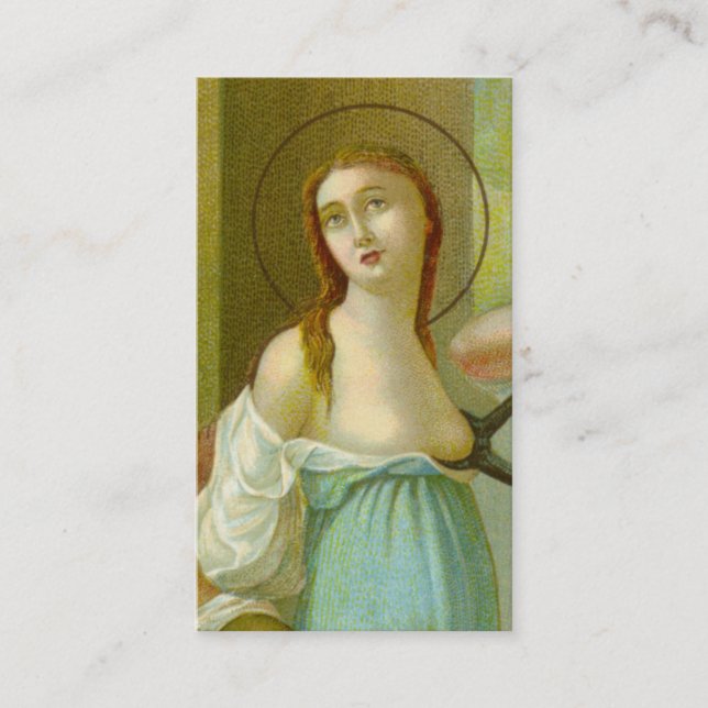 St. Agatha (M 003) FB Standard Business Card (Front)