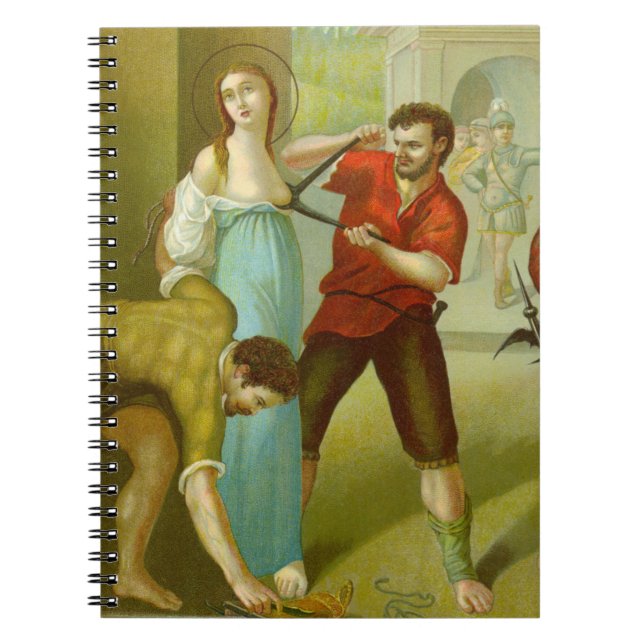 St. Agatha (M 003) (Style #2) Notebook (Front)