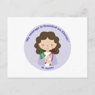 St. Agatha Postcard