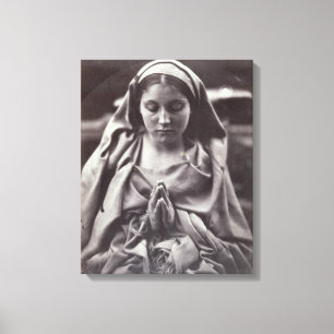 St. Agnes (albumen print) Canvas Print