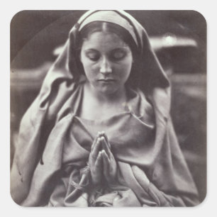 St. Agnes (albumen print) Square Sticker