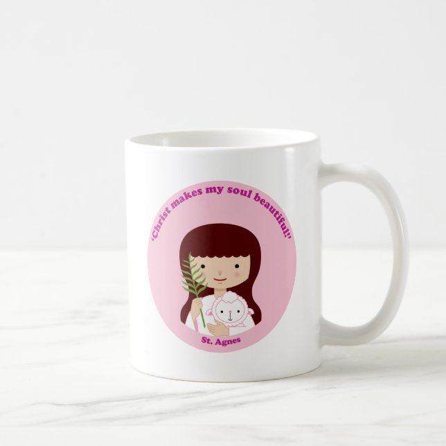 St. Agnes Coffee Mug (Right)