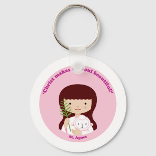 St. Agnes Key Ring