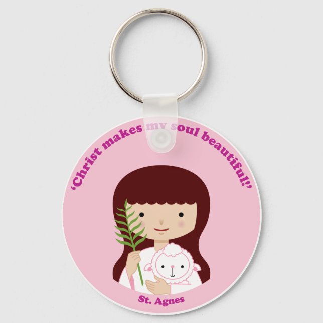 St. Agnes Key Ring (Front)