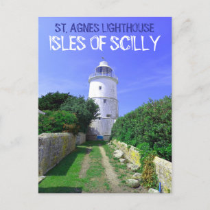 St. Agnes Leuchtturm - Isles Of Scilly Postcard