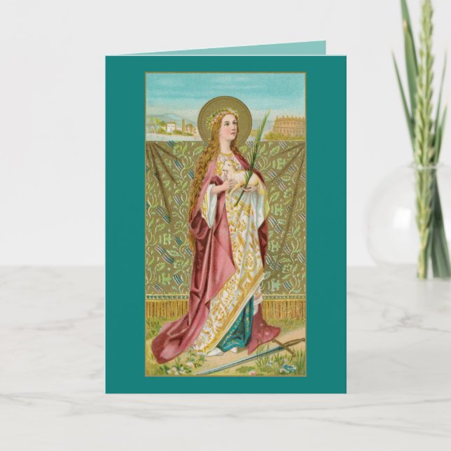 St. Agnes of Rome (BC 01) Card (Front)