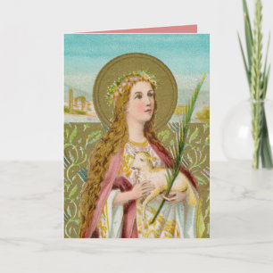 St. Agnes of Rome (BC 01) Card