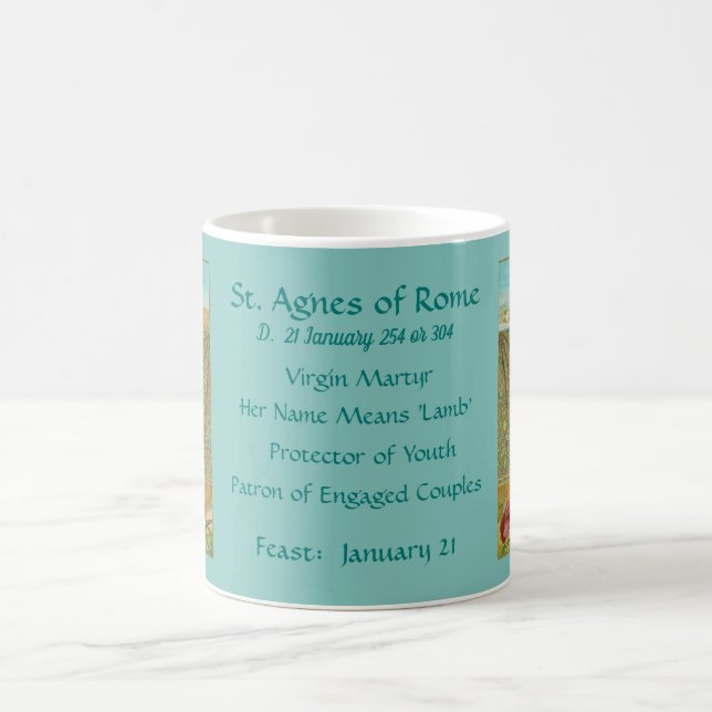 St. Agnes of Rome (BC 01) Coffee Mug 2a (Center)