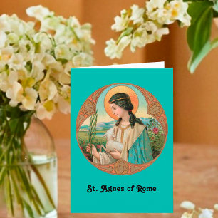 St. Agnes of Rome (BK 006)  Card