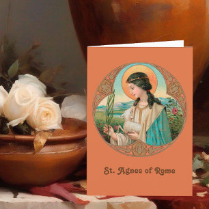 St. Agnes of Rome (BK 006) Card