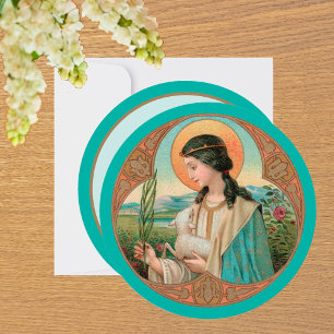 St. Agnes of Rome (BK 006) Card