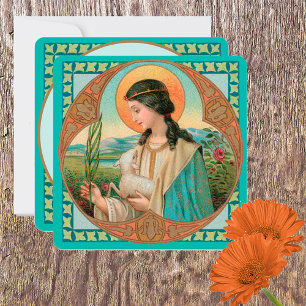 St. Agnes of Rome (BK 006) Card