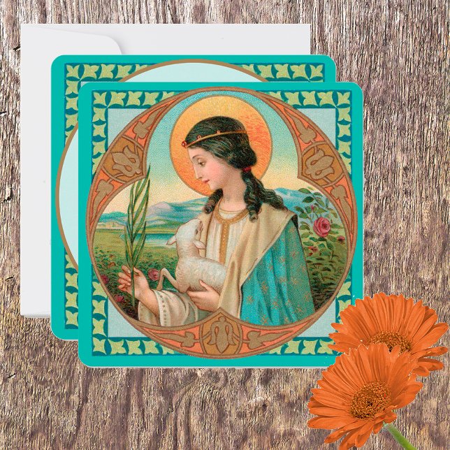 St. Agnes of Rome (BK 006) Card (Creator Uploaded)