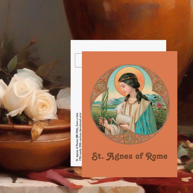 St. Agnes of Rome (BK 006) Postcard (Creator Uploaded)