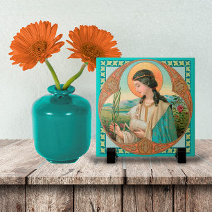 St. Agnes of Rome (BK 006) Tile