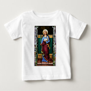 St Agnes of Rome, holding lamb and palm leaf Baby T-Shirt