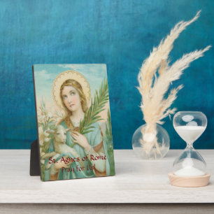 St. Agnes of Rome (MH 01) 5"x7" Plaque