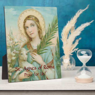 St. Agnes of Rome (MH 01) 8"x10" Plaque