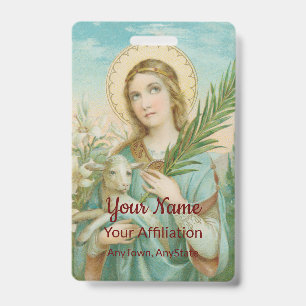 St. Agnes of Rome (MH 01) ID Badge