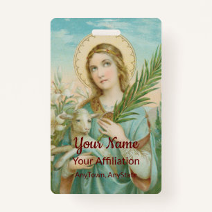 St. Agnes of Rome (MH 01) ID Badge