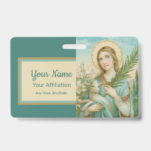 St. Agnes of Rome (MH 01) ID Badge