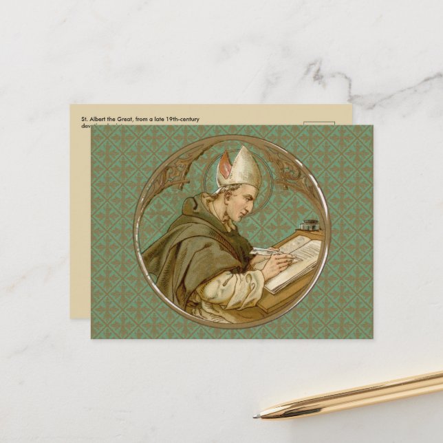 St. Albert the Great (BK 013) Postcard (Front/Back In Situ)