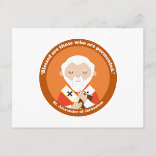 St. Alexander of Jerusalem Postcard