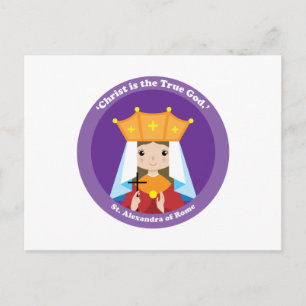 St. Alexandra of Rome Postcard
