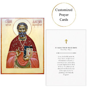 St. Alexis Toth of Wilkes-Barre Prayer Card