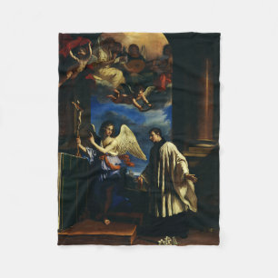 St. Aloysius Gonzaga Patron of Scholars Fine Art Fleece Blanket