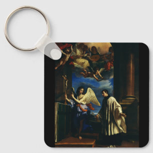 St. Aloysius Gonzaga Patron of Scholars Fine Art Key Ring