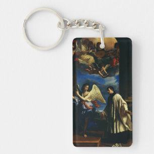 St. Aloysius Gonzaga Patron of Scholars Fine Art Key Ring