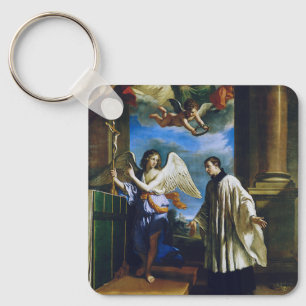 St. Aloysius Gonzaga Patron of Scholars Fine Art Key Ring