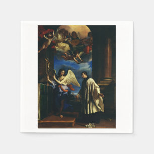 St. Aloysius Gonzaga Patron of Scholars Fine Art Napkin