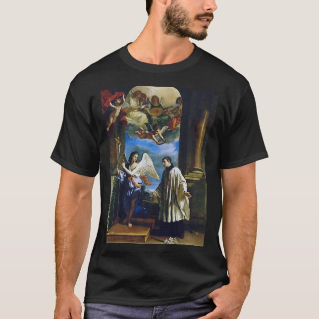 St. Aloysius Gonzaga Patron of Scholars Fine Art T-Shirt (Front)
