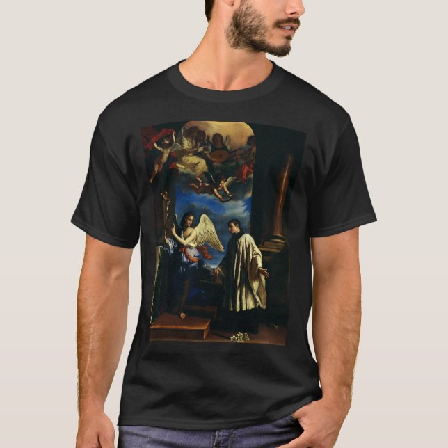 St. Aloysius Gonzaga Patron of Scholars Fine Art T-Shirt (Front)