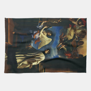 St. Aloysius Gonzaga Patron of Scholars Fine Art Tea Towel