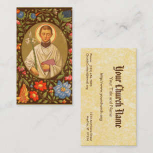St. Aloysius Gonzaga (PM 01) Full Bleed Business Card